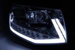 Paire de feux phares VW T6 15-19 led LTI DRL chrome
