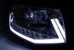 Paire de feux phares VW T6 15-19 led LTI DRL chrome