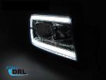 Paire de feux phares Daylight led DRL LTI VW Crafter de 17-21 chrome