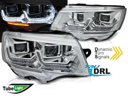 Paire de feux phares VW T6 20-22 LED DRL LTI Chrome