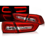 Paire de feux arriere Mitsubishi Lancer 8 08-11 LED BAR rouge blanc