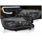 Paire Feux Phares Subaru WRX de 2008 a 2014 FULL LED DRL Dyn Noir