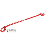 Barre anti rapprochement avant Ford Focus MK1 de 1998 a 2005 - Acier rouge