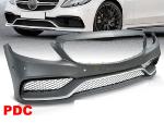 Pare choc avant Mercedes Classe C W205 2014 a 2018 Sport PDC