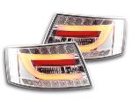 Paire de feux arrière Audi a6 4F Berline 2004-2008 Chrome Led