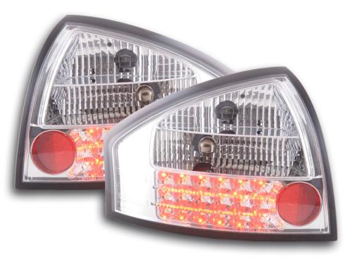 Paire de feux arrière Audi A6 4B Berline 97-03 Non TDI Led Chrome