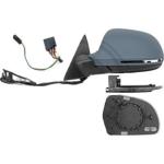 Retroviseur pour Audi A6 C6 de 10/2008 a 2011 – Gauche/Conducteur - Electrique 8 PIN
