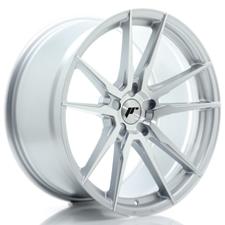 Jante JR Wheels JR21 20x10,5 ET15-45 - 5 Trous sur mesure - Silver Machined Face