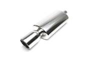 Silencieux arrire sport universel inox TA Technix 115 / 90mm rond / biseaute