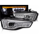 Paire de feux phares Audi A5 B8 de 2011 a 2016 Xenon DRL LED Dyn chrome