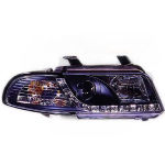 Paire Phares avant Daylight DRL Led Audi A4 B5 Berline 1999 a 2001 Noir