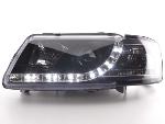 Paire de feux phares Daylight Led Audi A3 8L 96-00 Noir