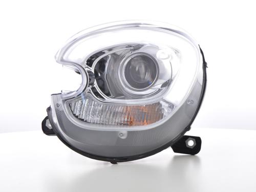 Paire de feux phares Xenon Daylight Led Mini countryman R60 10-17 Chrome