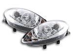 Paire de feux phares Daylight Led Fiat Bravo 198 07-09 chrome