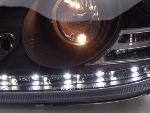 Paire de feux phares Daylight Led Mercedes Classe S W220 98-05 Noir