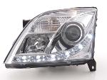 Paire de feux phares Daylight led DRL Opel Vectra C 02-05 chrome