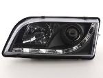 Paire de feux phares Daylight Led Volvo S40/V40 de 96-04 Noir