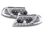 Paire de feux phares Daylight DRL Led VW Passat 3BG de 00-05 Chrome