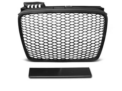 Grille de calandre pour Audi A4 B7 de 11/2004 a 03/2008 look Sport noir mat