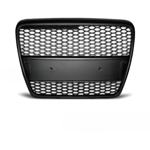 Calandre pour Audi A6 C6 de 04/2004 a 2008 look Sport Noir mat