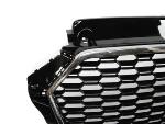 Calandre Avant pour Audi A3 8V de 2017 a 2020 Look Sport Chrome et Noir