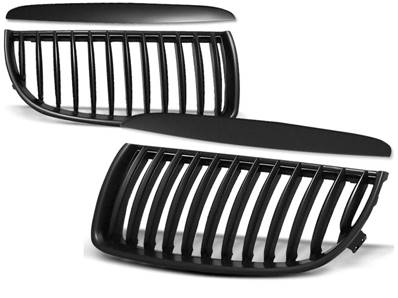 Paire de grilles calandre BMW serie 3 E90/E91 05-08 noir
