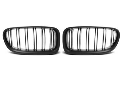 Grilles calandre BMW serie 5 F10/F11 de 2010 a 2016 Noir mat Double barre