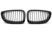 Paire grilles calandre BMW serie 1 E87/E81/E82/E88 07-13 Noir mat