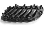 Paire de grilles de calandre BMW X5 E53 de 2004 a 2006 Noir mat