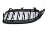 Grilles calandre BMW serie 4 F32, F33, F36 13-20 Look sport noir glossy