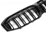 Grille calandre BMW serie 3 G20/G21 de 2022 a 2025 Noir Brillant Double Barres