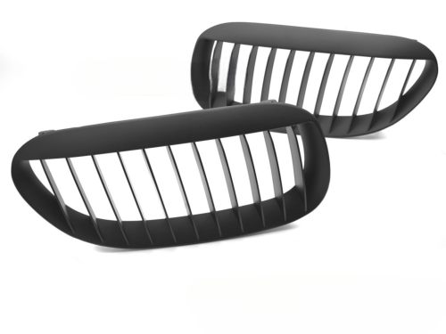 Grille de calandre avant BMW Serie 6 E63 / E64 de 2002 a 2010 Noir matt