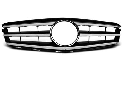 Grille Calandre Mercedes W204 07-14 Look Avantgarde chrome noir