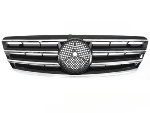 Grille calandre Mercedes classe C W203 de 2000 a 2007 Look CL noir chrome