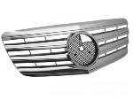 Grille calandre Mercedes classe E W211 de 2006 a 2009 Chrome