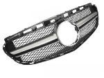 Grille calandre Mercedes classe E W212 de 2013 a 2016 Noir Silver