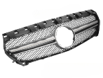 Grille calandre Mercedes CLA W117 de 2013 a 2019 Noir Silver