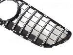 Grille calandre Mercedes CLS C218 de 2014 a 2018 Chrome Noir Brillant