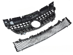Grille calandre Mercedes SLK R172 de 2011 a 2015 Chrome Noir Brillant