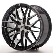 Jante JAPAN RACING JR28 17x8 ET25-40 BLANK Glossy Black Machined Face