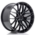 Jante JR Wheels JR38 18x9 ET20-45 - 5 trous sur mesure - Black machined w/ Tinted face