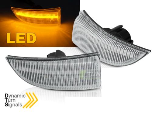 Paire Clignotant Repetiteur retroviseur Renault Grand Scenic de 09-15 Clair Led Dynamique