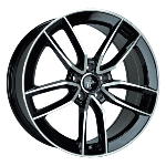 Jante Keskin KT21 18x8 ET45 5/112 BLACK FRONT POLISH