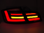 Paire feux arriere BMW serie 5 F10 Berline 10-13 FULL LED BAR DYN Noir