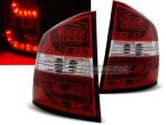 Paire de feux arriere Skoda Octavia 2 break 04-12 LED rouge blanc