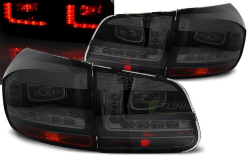 Paire de feux arriere VW Tiguan 11-15 LED fume