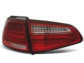 Paire de feux arriere VW Golf 7 13-17 Full LED rouge blanc