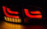 Paire de feux arriere VW Golf 6 08-12 LED BAR rouge fume
