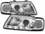 Paire de feux phares Audi A3 8L de 1996 a 2000 Daylight led chrome
