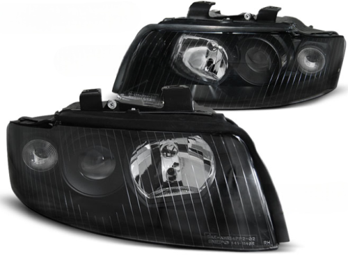 Paire de feux phares Audi A4 B6 de 2000 a 2004 Design noir